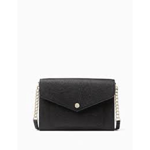 Kate Spade K9336 Tinsel Flap Crossbody In Black