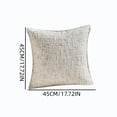 thumbnail image 3 of Warm Textured Pillow Cover Tone Woven Cushion Case For Sofa Bed Bedroom Living Room Hotel Office Dorm And Daily Home Interior Use, 3 of 7