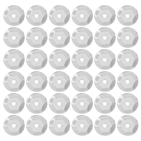 LOLIPPYY 800pcs Gold Bedazzle Gems Silver Round PVC For DIY Projects Sewing Use