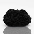thumbnail image 5 of Women's Rose Wristlet Evening Bag, Floral Handheld Purse for Bridal and Bridesmaid, Compact Formal Clutch for Weddings, Proms, and Parties, 5 of 7