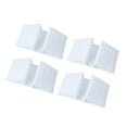 thumbnail image 5 of Fzaqwen 4x Pet Gate Support Feet Triangle Reinforcement Fitting for Entryways Stairs white, 5 of 9