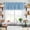 Blue, variant on Pure Light Blue Kitchen Curtain Valances for Windows Farmhouse Short Curtains, Simple Solid Color Rod Pocket Valance Curtain for Bedroom Cafe Living Room 42"x12"