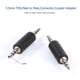 thumbnail image 5 of 2 uds 3,5mm estéreo macho a macho Jack Audio enchufe conector acoplador adaptador, 5 of 6
