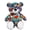 G, variant on 10" Texas Graffiti Eco Teddy Bear