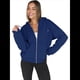 thumbnail image 2 of Sudaderas con Capucha y Cremallera para Mujer, Sudaderas Extragrandes, Conjuntos de Moda Escolar para Otoño, Chaquetas Informales, Ropa de Invierno Azul Marino M, 2 of 9