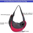 thumbnail image 3 of Uds. (Rojo) bolsa portamascotas para perros, bolsa de mensajero para perros y gatos, transporte, 3 of 5