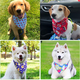 thumbnail image 5 of uds pañuelo para perro corbata tinte dibujo triángulo bufanda para perro pañuelo lavable niña pañuelos para perro accesorios ajustables, 5 of 5
