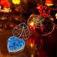 thumbnail image 2 of Heart Shaped Iron Basket Hollow Valentines Gift Box Artificial Soap Basket Rose Gift Box for Valentine' s Day Wedding, Mother's Day, Birthday, 2 of 5