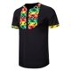 thumbnail image 1 of Hombres Casual Impreso Patchwork Stand Collar Manga corta Botón Pullover Camisa Tops Pompotops oipoqjl46478, 1 of 9