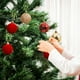 thumbnail image 5 of Adornos navideños, adornos para el árbol de Navidad, bolas navideñas colgantes para ventana, bolas flocadas, adornos navideños, juego de bolas navideñas de plástico., 5 of 6