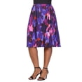 thumbnail image 4 of Plus Size Abstract Accordion Pleated Midi Skirt, 4 of 4