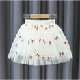thumbnail image 2 of TOOYOU Girls Dresses Show Dress Skirt Skirt Puffy Skirt Cherry Embroidery Summer New Mesh Skirt Princess Skirt Baby Skirt Sweet Girl Skin Friendly Sundress ,Size 18-24 Months , Red, 2 of 4