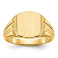 thumbnail image 6 of 14K Yellow Gold Signet Ring Size 5, 6 of 6