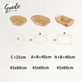 thumbnail image 4 of Clear Cellophane Bags Large,20pcs 45x60cm Big Cellophane Wrap For Gift Basket, 4 of 7