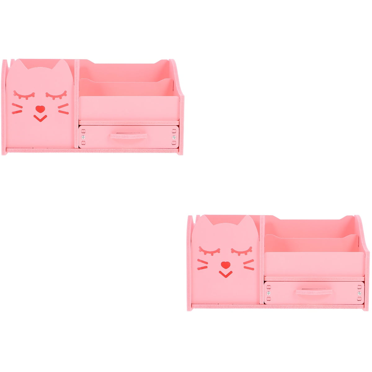 unbranded 2 Sets  Convenient Pencil Holder Office Pencil Organizer Household Desk Organizer Study Accessory