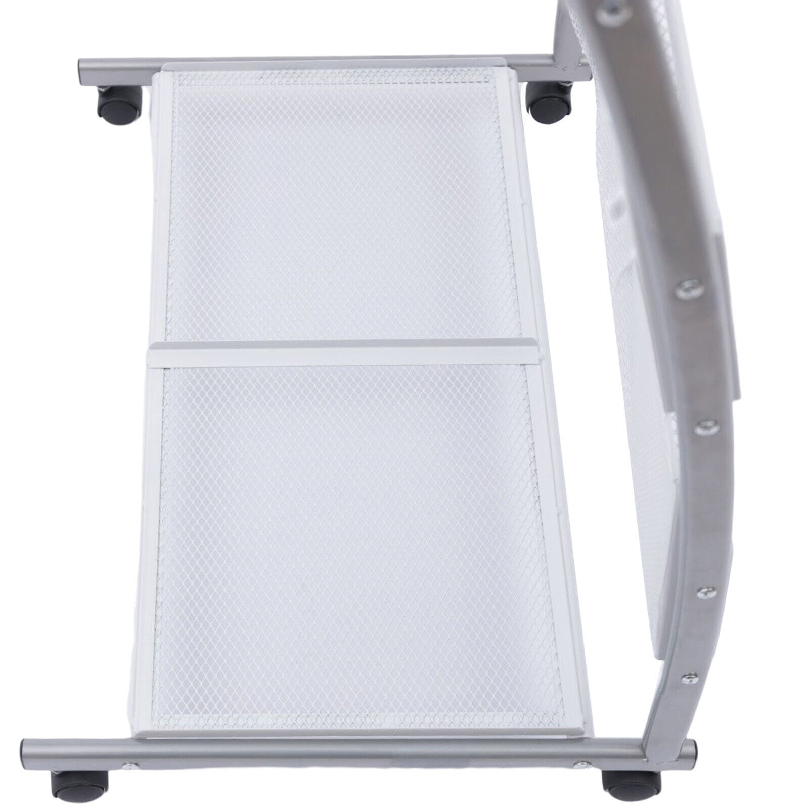 Kenpiko Floor-Standing Magazine Rack, 4-Layer Brochure Display Stand Tiered  Design Magazine Stand Detachable Magazine Display with Casters for