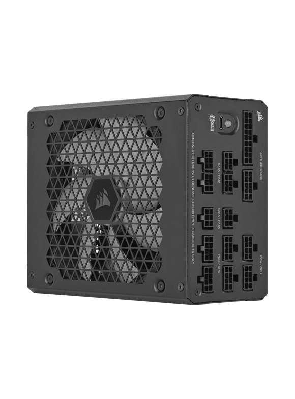 CORSAIR HX1000i Fully Modular Ultra-Low Noise ATX Power Supply - ATX 3.0 & PCIe 5.0 Compliant - Fluid Dynamic Bearing Fan - CORSAIR  iCUE Software Compatible - 80 PLUS Platinum Efficiency