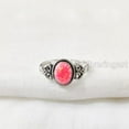 thumbnail image 5 of Natural Pink Opal Ring, Pink Opal Gemstone Ring, Tiny Bohemian Ring, 925 Sterling Silver, Designer Womens Ring, Christmas Thanksgiving, Handmade Statement Jewelry, Natural Pink Opal, 5 of 8