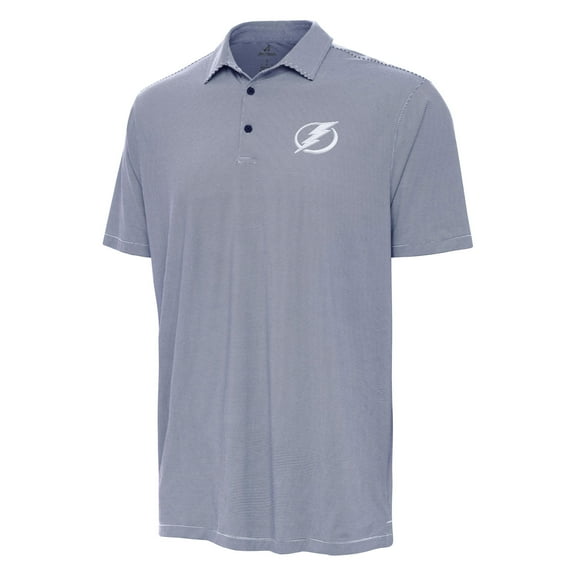 Men's Antigua Navy Tampa Bay Lightning Twine Polo