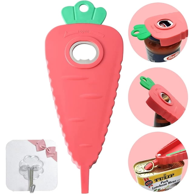 Botella Simple Cerveza Botella De Soda Herramientas De Cocina En Forma De Zanahoria Bebidas De Mano Gadgets Para El Hogar Multifuncional-2PCS