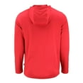 thumbnail image 3 of Men's Cutter & Buck Red Cleveland Guardians Coastline Epic Comfort Recycled Eco Hoodie Long Sleeve T-Shirt, 3 of 3