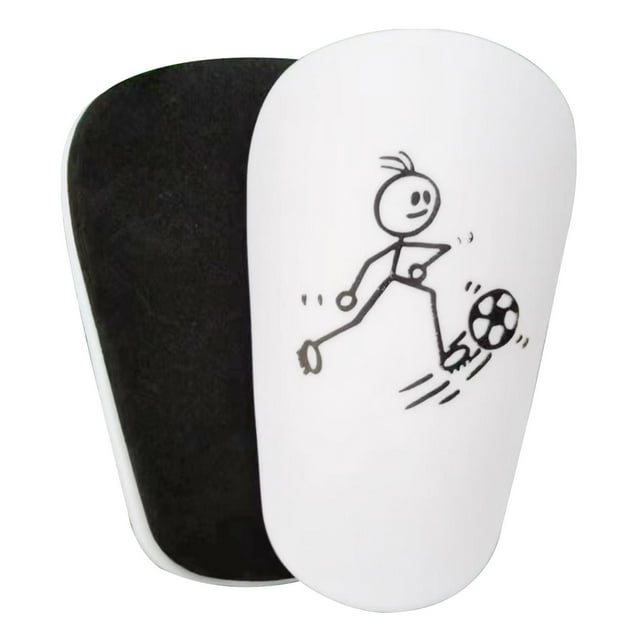 Almencla 2x Mini Protège-Tibias de Soccer Confortables pour Garçons Enfants