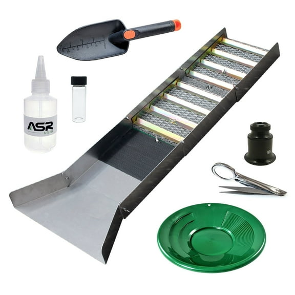 ASR Outdoor 7-Piece Green Metal Detector Kit