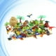 thumbnail image 3 of EeaseMX Juego de 50 dinosaurios de juguete de plástico para niños, modelo de planta de simulación, empaquetado en barril., 3 of 7
