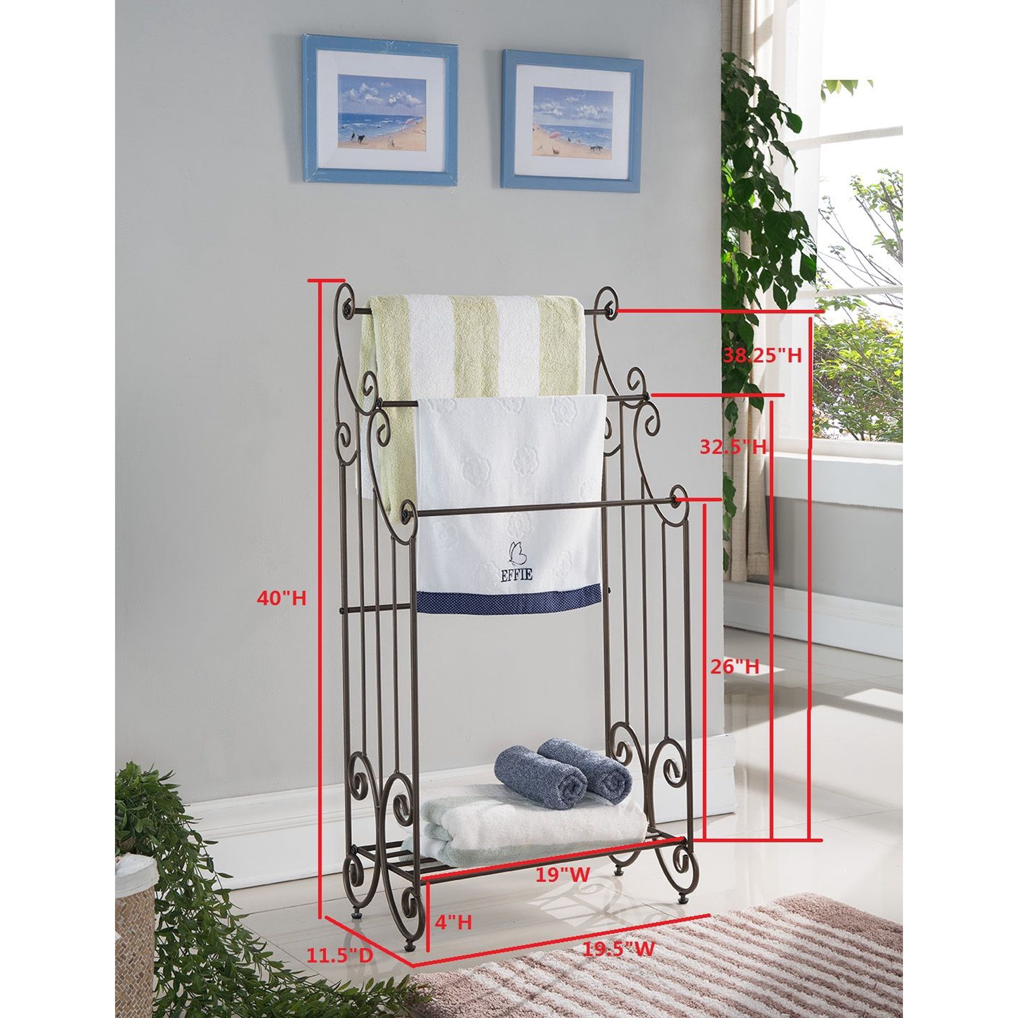 Standing towel rack walmart hotsell