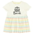 thumbnail image 3 of Inktastic Gigi and Pappy Love Me Girls Baby Dress, 3 of 5