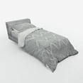 thumbnail image 2 of Ambesonne Damask Bedding Set 3 Pcs, Vintage Damask Swirls, Twin, Grey White, 2 of 2