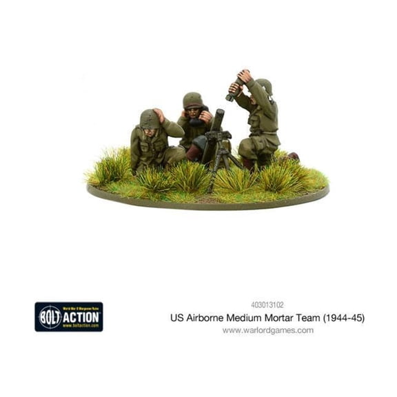 Warlord Games Medium Mortar Team (1944-45) New