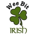 thumbnail image 3 of CafePress - Wee Bit Irish Greeting Cards - Greeting Card, Blank Inside Glossy, 3 of 3