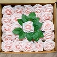 thumbnail image 5 of Home Decor QTOCIO 25Pcs Rose Artificial Flowers Roses for Decorations Real Fake Rose with Stems Wedding Bouquet Bridal Shower Faux Floral Arrangement Valentine's, 5 of 5