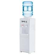 KUPPET 5 Gallon Top Loading Electric Hot＆Cold Water Cooler Dispenser Home Office ,32" White