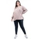 thumbnail image 5 of Sueter acanalado con boton Roman Fashion /Tallas Extras, 50231 (Beige) beige 40, 5 of 5