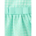 thumbnail image 2 of The Children's Place Toddler Girls Short Sleeve Party Dress, Gingham, Sizes 2T-5T, 2 of 3