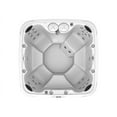 thumbnail image 2 of AquaRest DayDream Ensemble 3500S 6-Person 35-Jet Plug and Play Hot Tub with 2 LED Waterfalls, Step with Handrail and Cover with Lifter, Whitestone/Black, 2 of 5