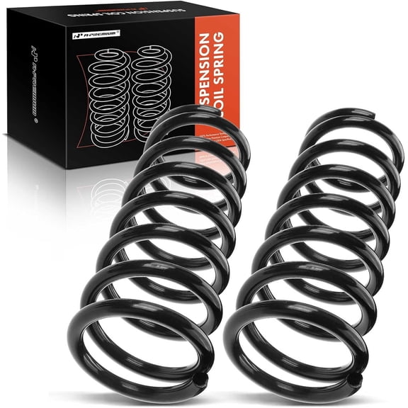 A-Premium 2Pcs Rear Suspension Coil Spring Set Compatible with Nissan Pathfinder 2005-2012 4.0L 5.8L Driver and Passenger Side Replace# 55020EA501