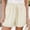 Beige, variant on GZWYHT Shorts for Women Lounge Pants Women Womens Casual Summer Elastic Waist Comfy Drawstring Detail Beach Shorts Comfy Pants Women Flowy Shorts for Women Beige XXL