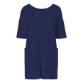 thumbnail image 3 of MKLEKYY Pantalones Cortos Para Correr Mujer Mono De Verano De Gran Tamaño Para Mujer, Mono Informal De Entrenamiento Deportivo, Pantalones Cortos Holgados Sin Espalda, Monos, 3 of 4
