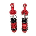 thumbnail image 3 of Almencla 2Pcs 1:16 Hydraulic Front and Rear Shock Absorbers Accessories Durable Easy to Install Replacement for 16101 16104 RC Car Red, 3 of 8
