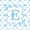 Baby Blue E, variant on Erosebridal Letter A Zipper Twin Comforter Sets with Fitted Sheet and 2 Pillowcases, Chic Ribbon Zipper Bedding Set, Stars Reversible, Baby Blue, Stars Reversible