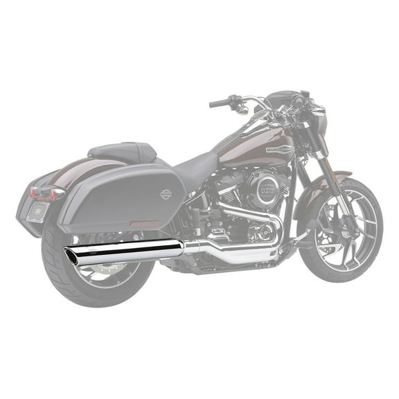 Cobra 909 Twins Chrome Slip-On Muffler (6520)