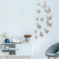 3D Hollowed Out Butterfly Wall Stickers Children's Room Decoration