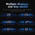 thumbnail image 3 of Car HUD Head-up Display Digital Navigation Speedometer Dual System Display Screen with SpeedTimeDirectionMileage Vehicle Overspeed Fatigue Driving, 3 of 7