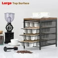 thumbnail image 3 of Coffee Pod Holder For Counter, 4 Tier Coffee Pod Drawer for Keurig Pod Storage Drawer Holder, 72 Capacity Pods Storage Organizer Cups Capsule with Sliding Baskets for Coffee Station, 3 of 13