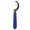 APU16, variant on Hook Spanner Wrench 45-52 Nut Shock Wrench Steel Chuck Nut with Blue Non-slip Handle for Lathe Clamping