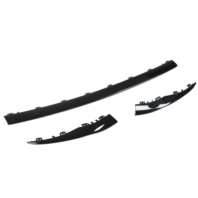Moldura Para Parachoques Delantero, Protección UV, Resistencia Al Impacto, Ajuste Directo, Kit De Carrocería Delantera Para Coche, Izquierda, Centro, Derecha Para Coches ANGGREK Front Bumper Trim Molding