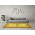thumbnail image 3 of Ahgly Company Indoor Rectangle Persian Yellow Traditional Area Rugs, 5' x 7', 3 of 4